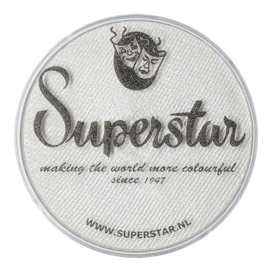 Face Paint & Body Paint Aqua Superstar - Silver White (shimmer) (16g)