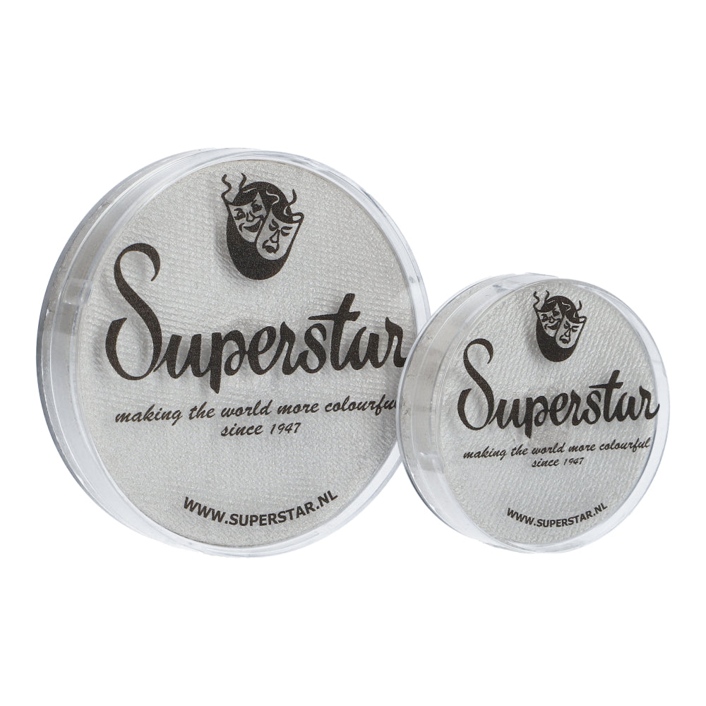 Face Paint & Body Paint Aqua Superstar - Silver White (shimmer) (16g)