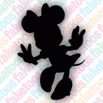 Glitter Tattoo Faketoos - Minnie Mouse (small)