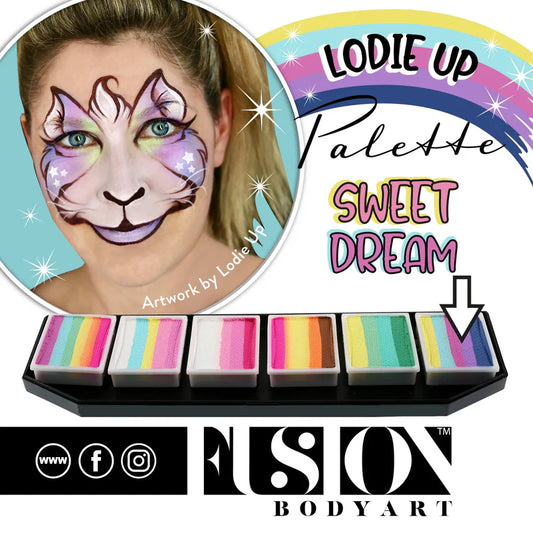 Face Paint & Body Paint Aqua Fusion - LODIE UP Sweet Dream - One Stroke (30gr)