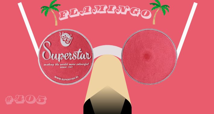 Face Paint & Body Paint Aqua Superstar - Flamingo (shimmer) (16g)