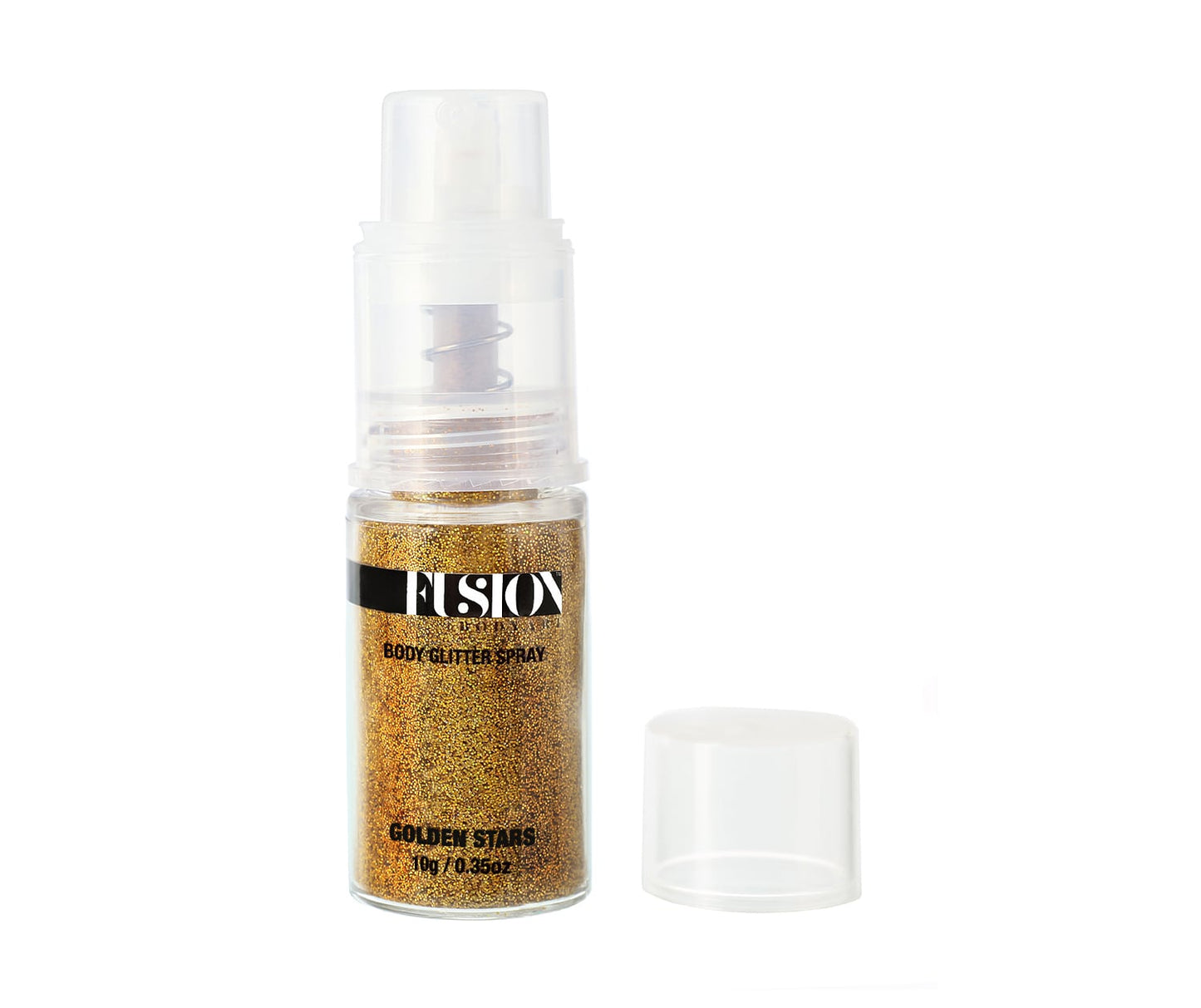 Glitter Pump Spray Fusion - Golden Stars Holographic Gold (10g)