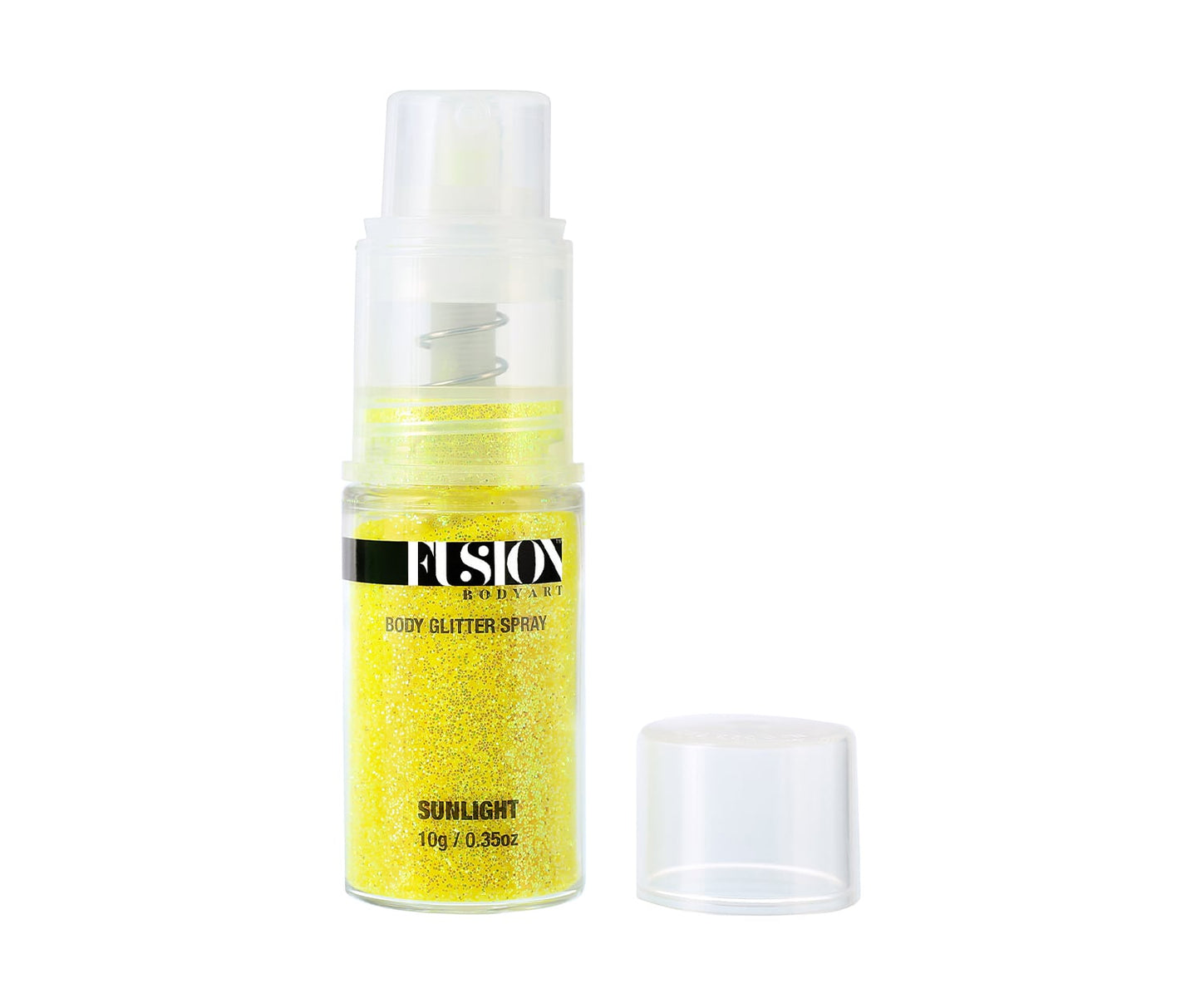 Glitter Pump Spray Fusion - Sunlight Holographic Yellow (10g)