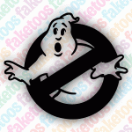 Glitter Tattoo Faketoos - Ghostbusters (small)