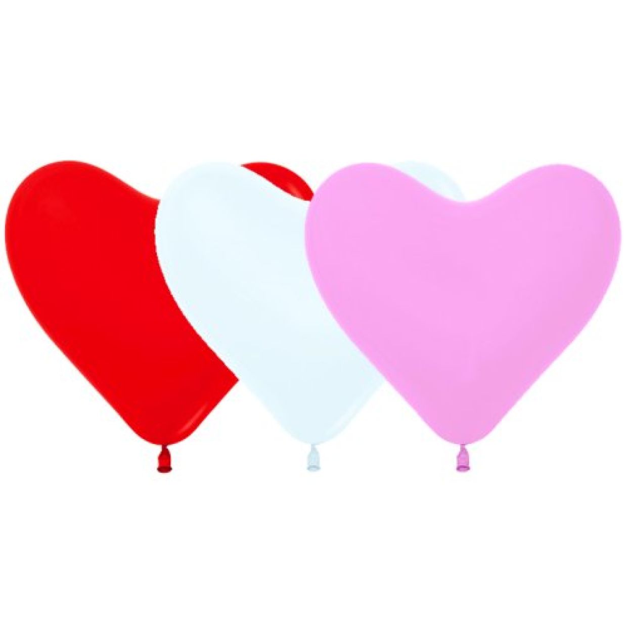 Heart Latex Balloons DTX (Sempertex) - Fashion Mix (100/15cm)