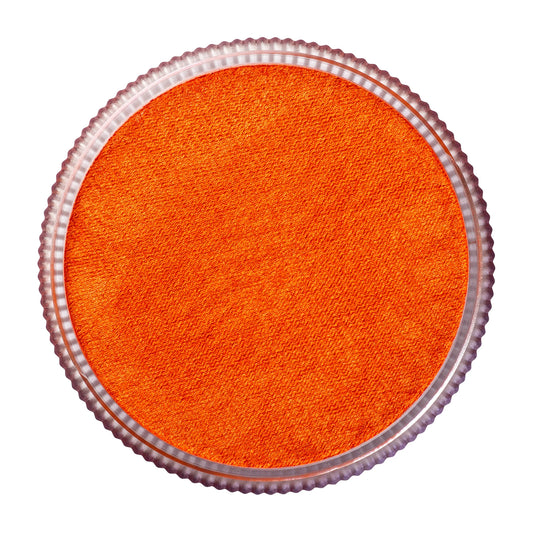 Round container of TAG Face & Body Paint - Pearl Orange (32g).