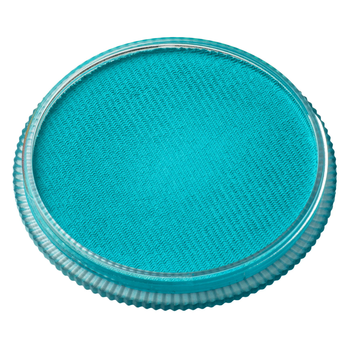 Circular container of TAG Face & Body Paint - Aqua Blue (32g).