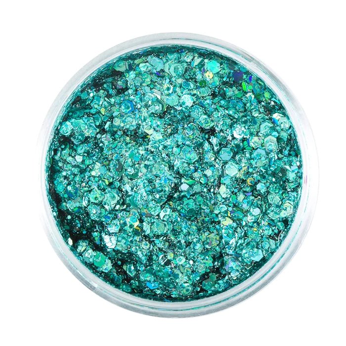 Festival Chunky Glitter Gel Fusion - Blue Lagoon (35ml)