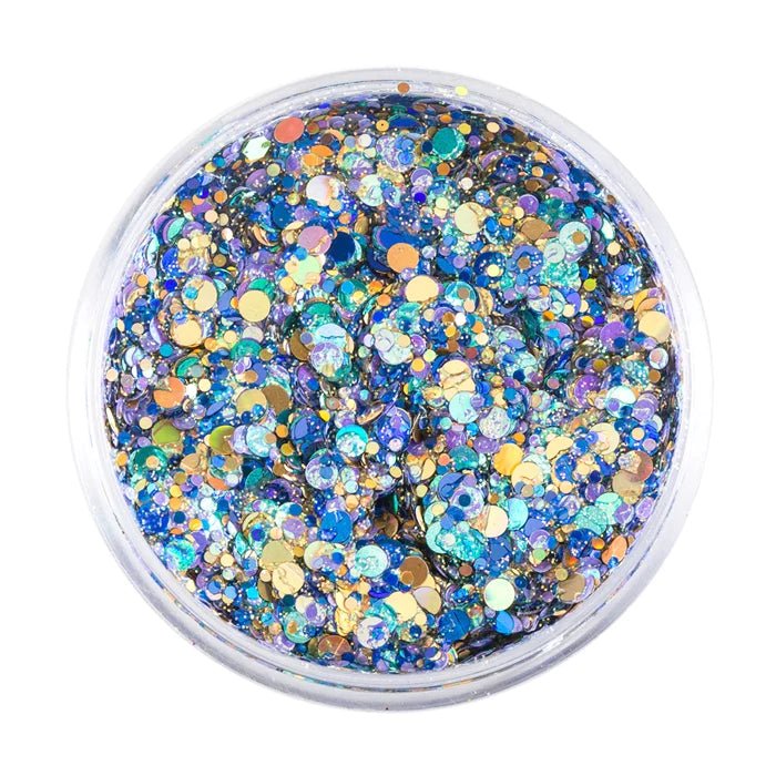 Festival Chunky Glitter Gel Fusion - Peacock (35ml)