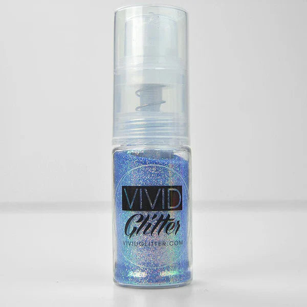 Fine Mist Spray Pump Vivid Glitter - Frosted Blue (7.5g)