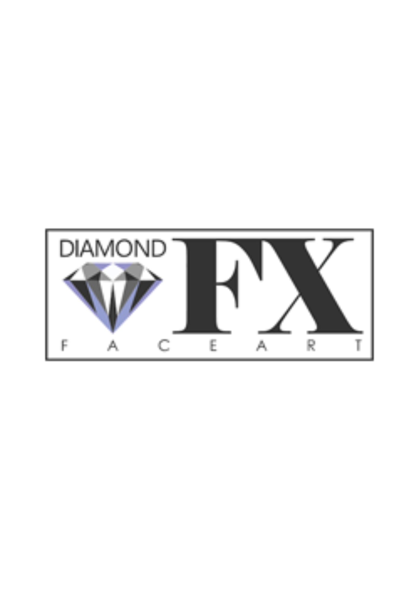 Diamond FX Face Art logo featuring a stylized diamond graphic between the words Diamond and FX, with Face Art written below inside a rectangular border.