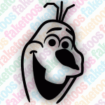 Glitter Tattoo Faketoos - Olaf (small)