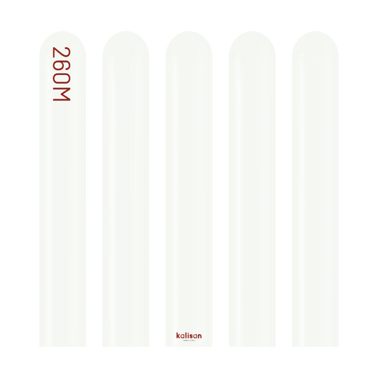 Modelling Balloons Kalisan - Standard White (100/260s)
