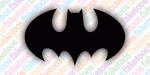 Glitter Tattoo Faketoos - Batman 2 (medium)