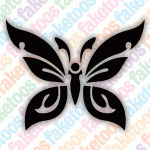 Glitter Tattoo Faketoos - Butterfly 1 (small)