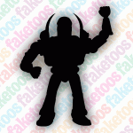 Glitter Tattoo Faketoos - Buzz Lightyear (small)