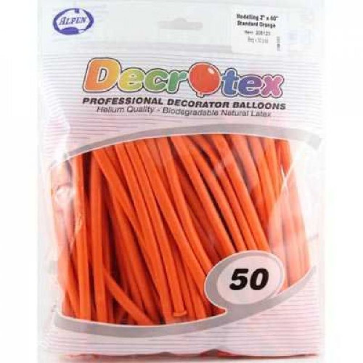 Modelling Balloons DTX (Sempertex) - Orange (50/260s)