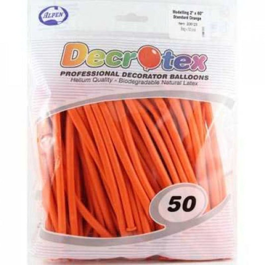 Modelling Balloons DTX (Sempertex) - Orange (50/260s)