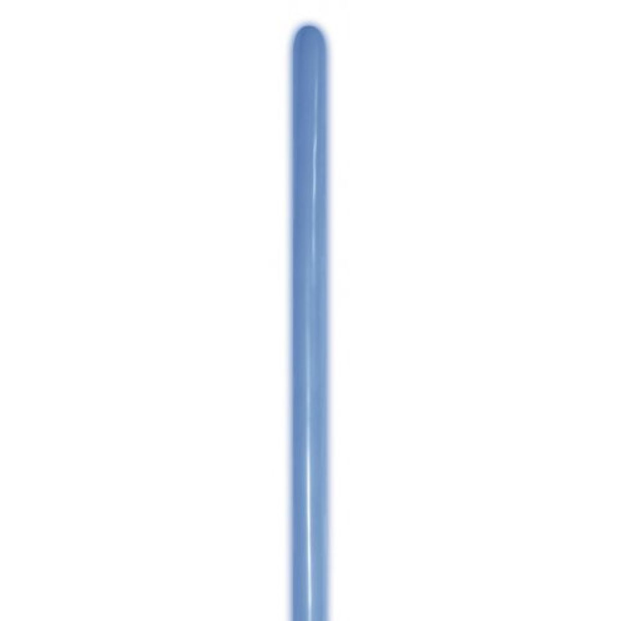 A Modelling Balloons DTX (Sempertex) - Neon Blue (50/260s) from Infinityfaces stands vertically against a plain white background.
