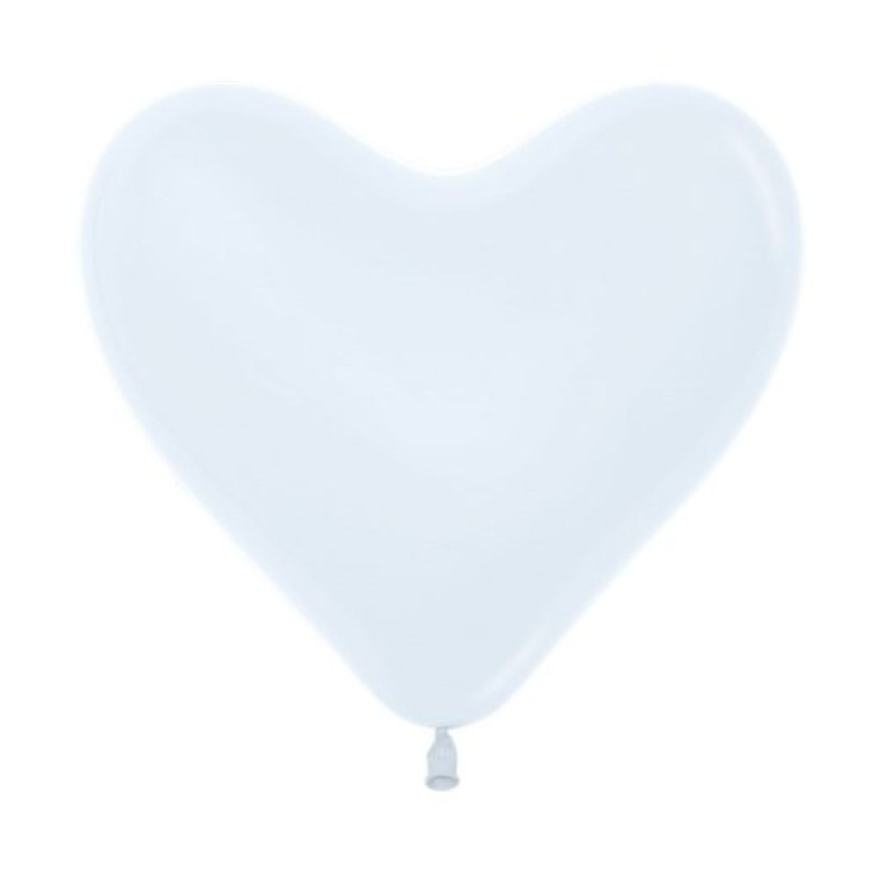 Heart Latex Balloons DTX (Sempertex) - White (50/15cm)