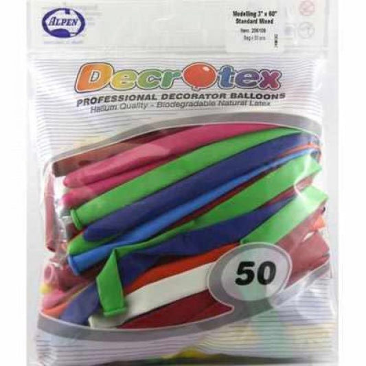 Modelling Balloons DTX (Sempertex) - Assortment (50/360s)