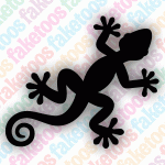 Glitter Tattoo Faketoos - Gecko (small)