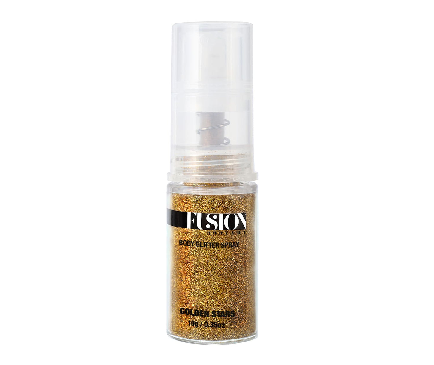Glitter Pump Spray Fusion - Golden Stars Holographic Gold (10g)