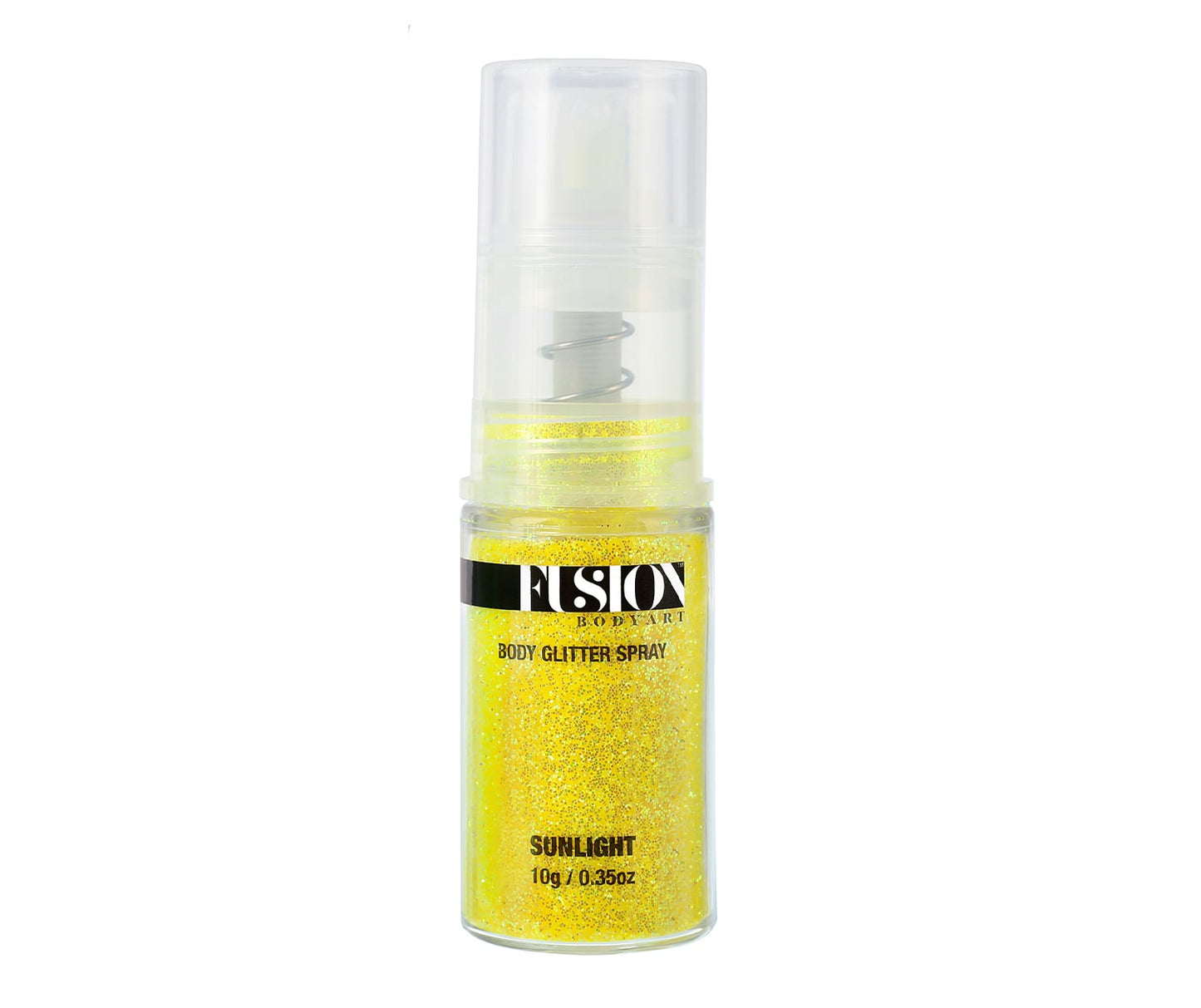 Glitter Pump Spray Fusion - Sunlight Holographic Yellow (10g)