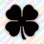 Glitter Tattoo Faketoos - Four Leaf Clover (small)
