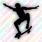 Glitter Tattoo Faketoos - Skater (small)