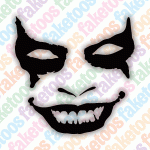 Glitter Tattoo Faketoos - The Joker (small)