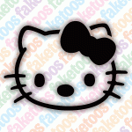 Glitter Tattoo Faketoos -Hello Kitty (small)