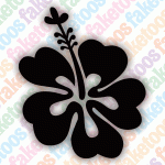 Glitter Tattoo Faketoos - Hibiscus (small)