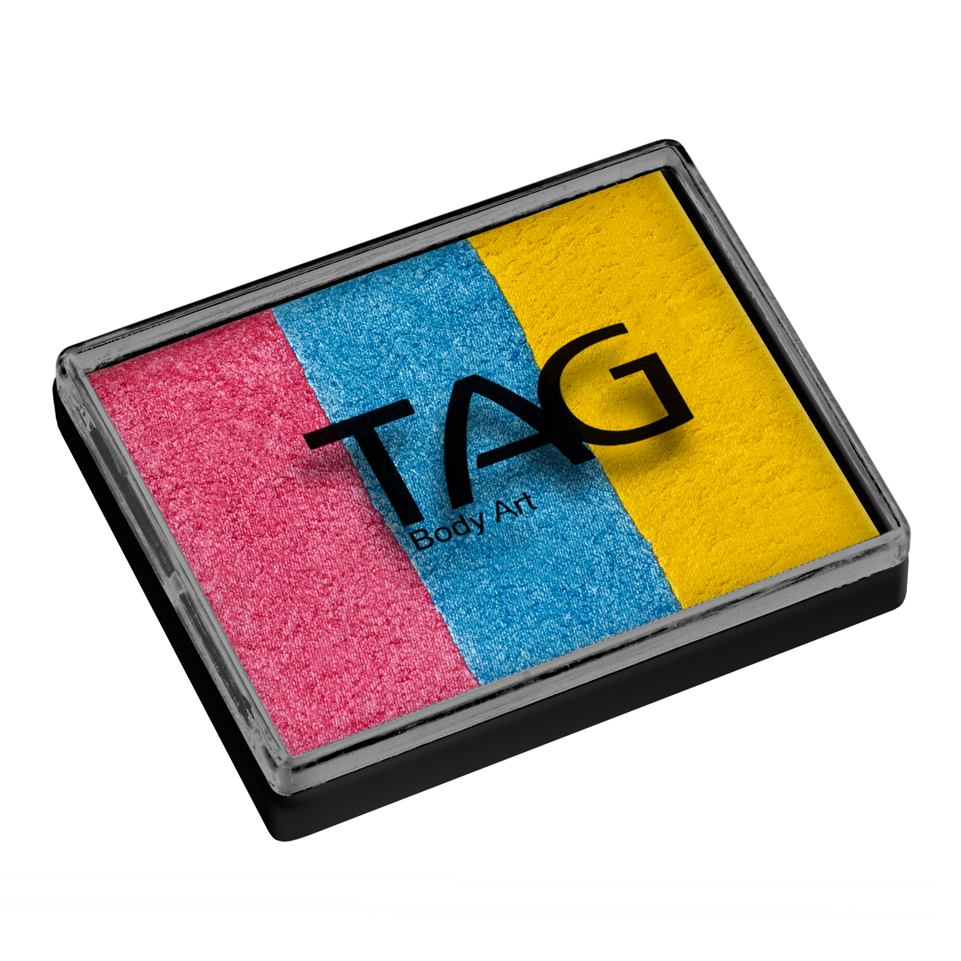 A close-up of the Infinityfaces Face Paint & Body Paint Aqua - Jewel Split Cake - Tag (50g) box, showcasing its detailed craftsmanship and sturdy design.