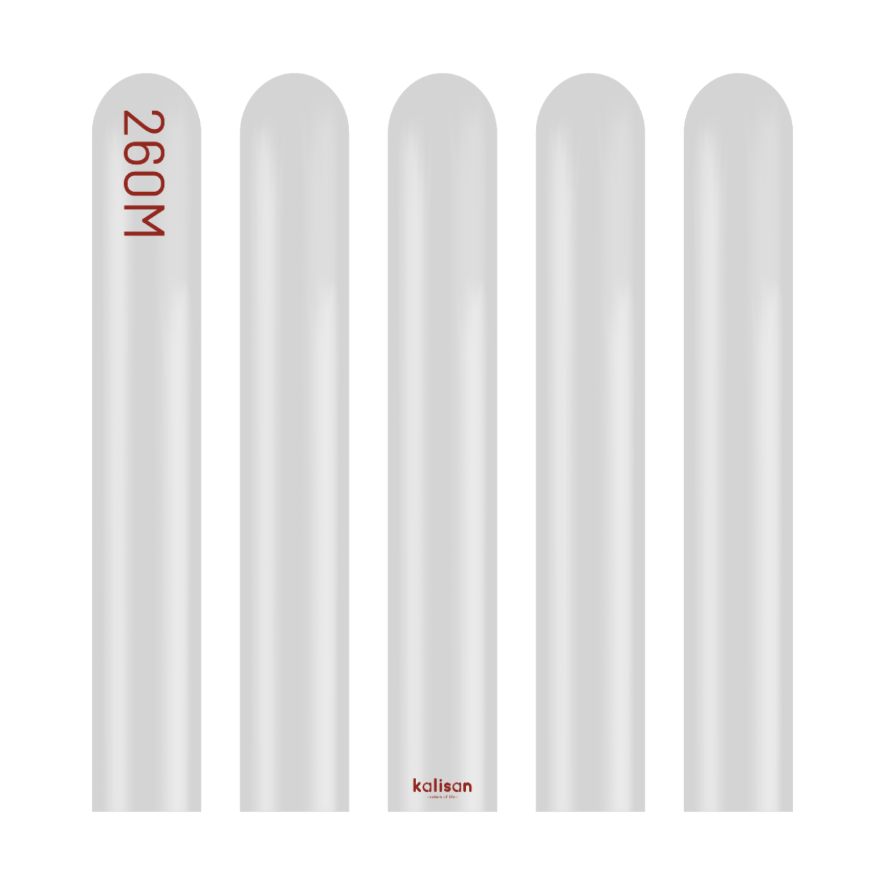 Modelling Balloons Kalisan - Metallic Silver (100/260s)