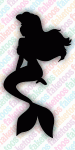 Glitter Tattoo Faketoos - Little Mermaid (medium)
