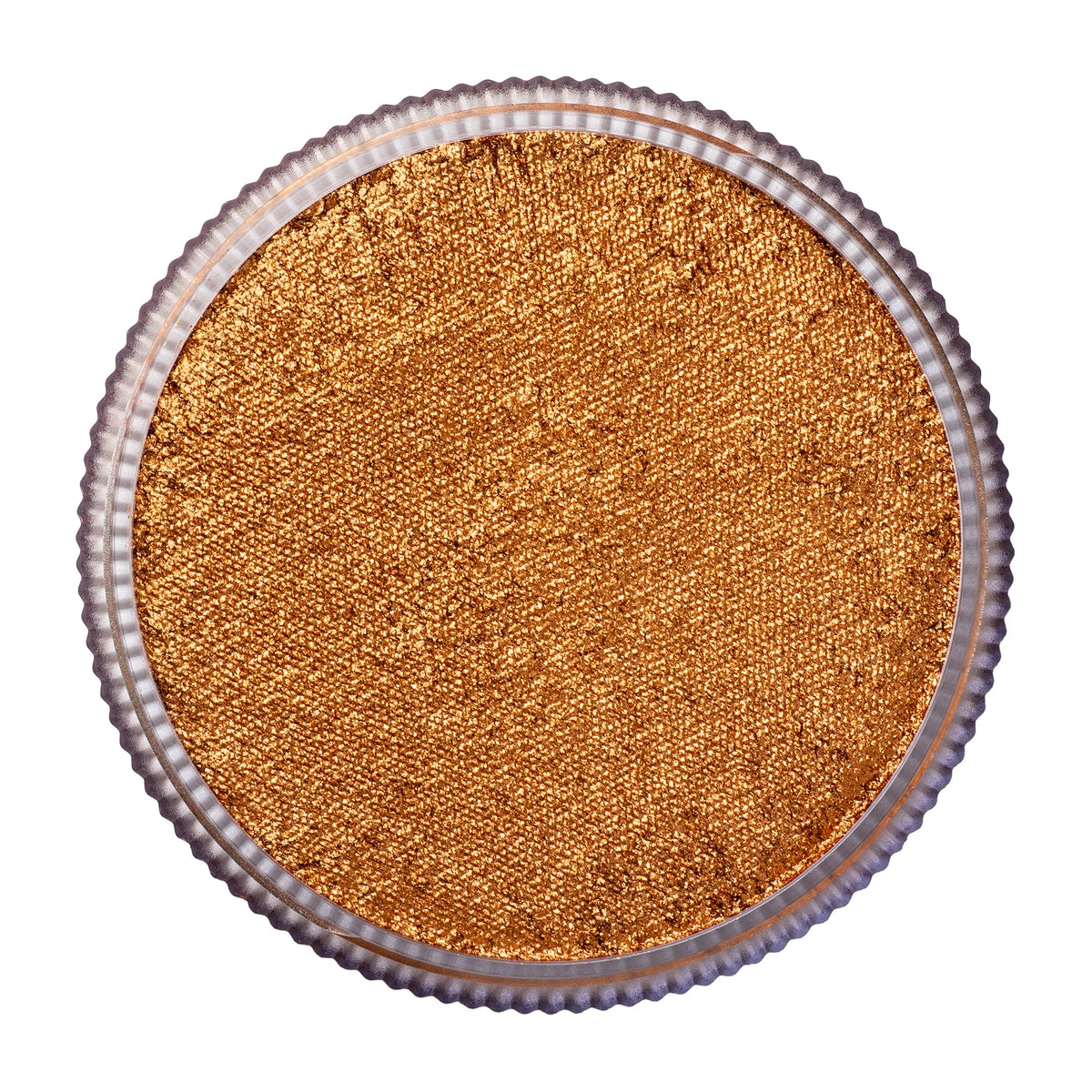 A round container of TAG Face & Body Paint - Pearl Old Gold (32g).