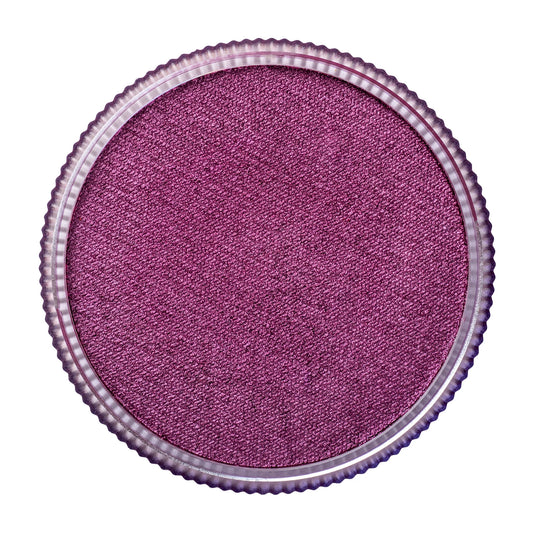 Circular container of TAG Face & Body Paint - Pearl Wine (32g) in a shimmery wine color.
