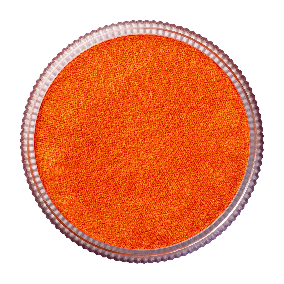 Round container of TAG Face & Body Paint - Pearl Orange (32g).
