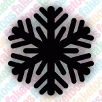 Glitter Tattoo Faketoos -Snowflake 3 (small)