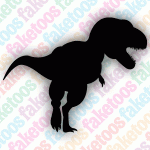 Glitter Tattoo Faketoos - T Rex (small)