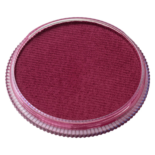 A round container of TAG Face & Body Paint - Watermelon (32g) in deep magenta water-activated face and body paint.
