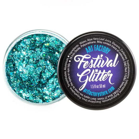Festival Chunky Glitter Gel Fusion - Blue Lagoon (35ml)