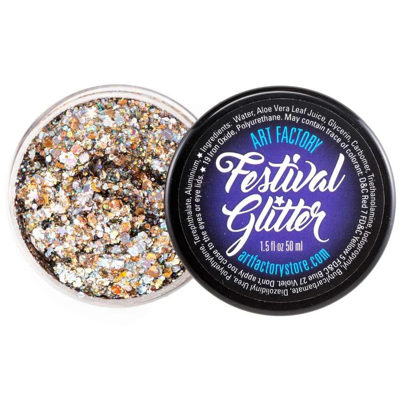 Festival Chunky Glitter Gel Fusion - Champagne (35ml)
