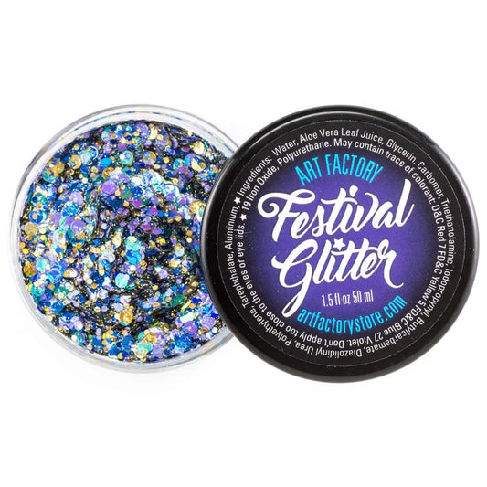 Festival Chunky Glitter Gel Fusion - Peacock (35ml)