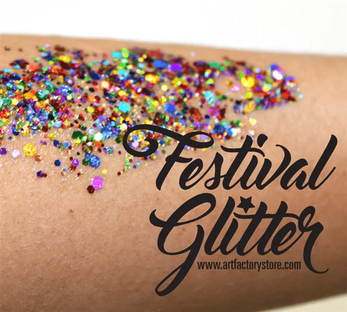 Festival Chunky Glitter Gel Fusion - Rainbow Pride (35ml)