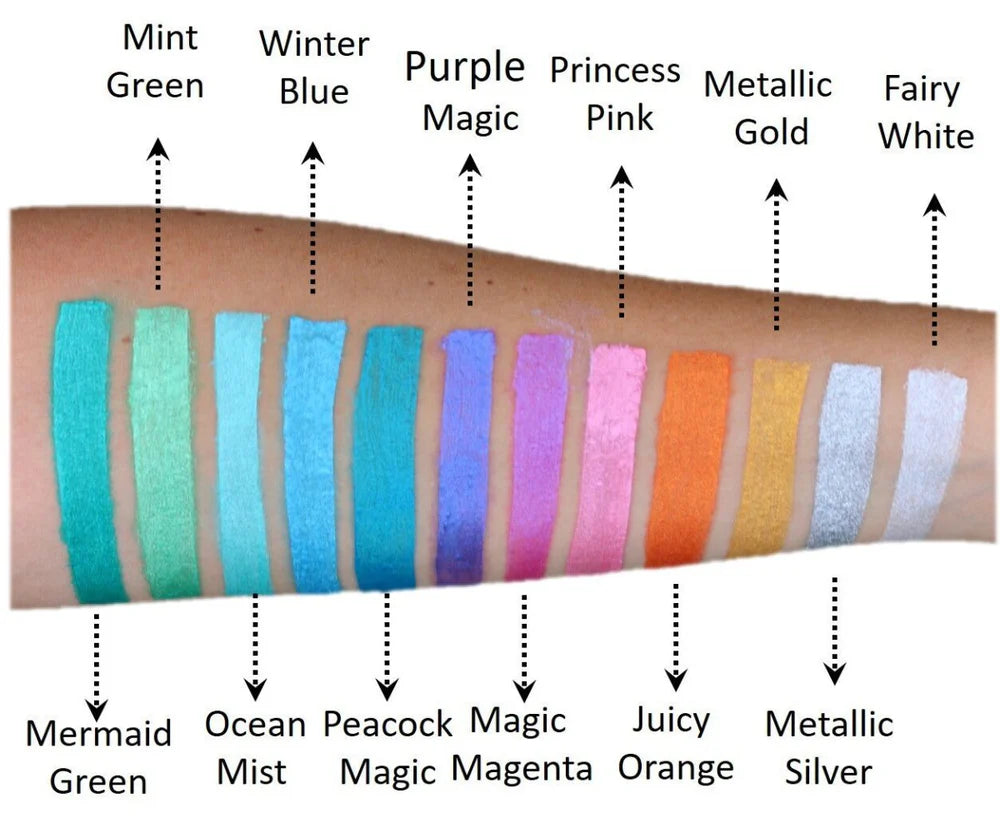 Face Paint & Body Paint Aqua Fusion - Pearl Juicy Orange (25g)