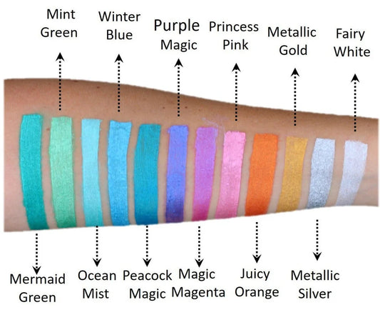 Face Paint & Body Paint Aqua Fusion - Pearl Juicy Orange (25g)