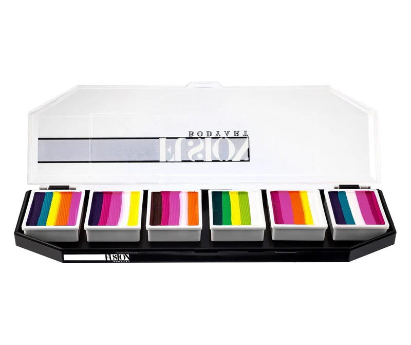 Face Paint & Body Paint Aqua Fusion - Leanne's Butterfly Palette (6x10g)