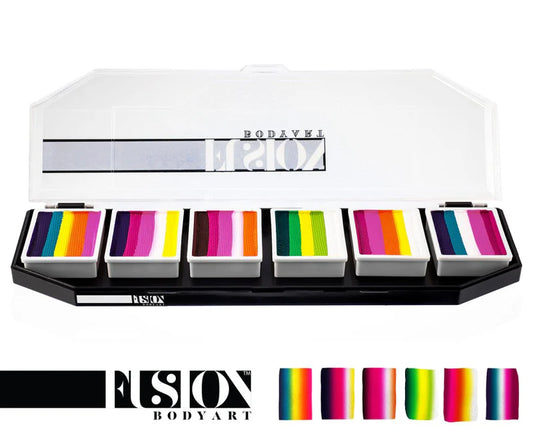 Face Paint & Body Paint Aqua Fusion - Leanne's Butterfly Palette (6x10g)